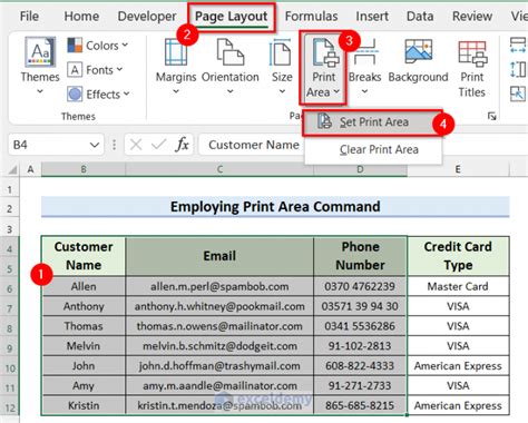 Printing Only Selected Pages In Excel .